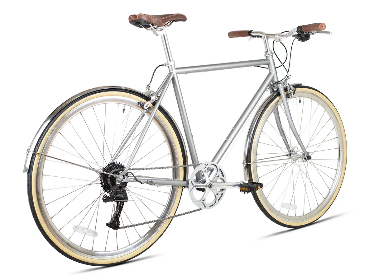6KU Odyssey 8spd City Bike - Brandford Silver - Image 3