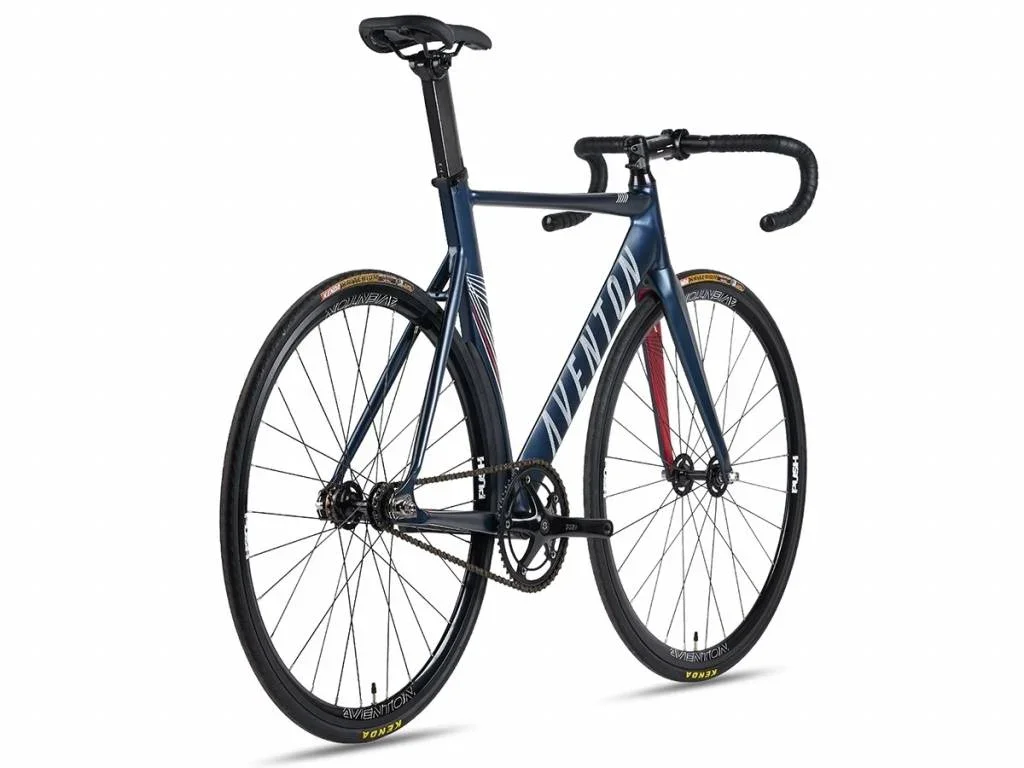 Aventon Mataro Fixie & Single speed Bike - Midnight Blue - Image 3