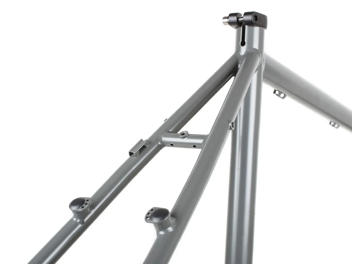 BLB Hitchhiker Frameset - Satin TI Grey - Image 10
