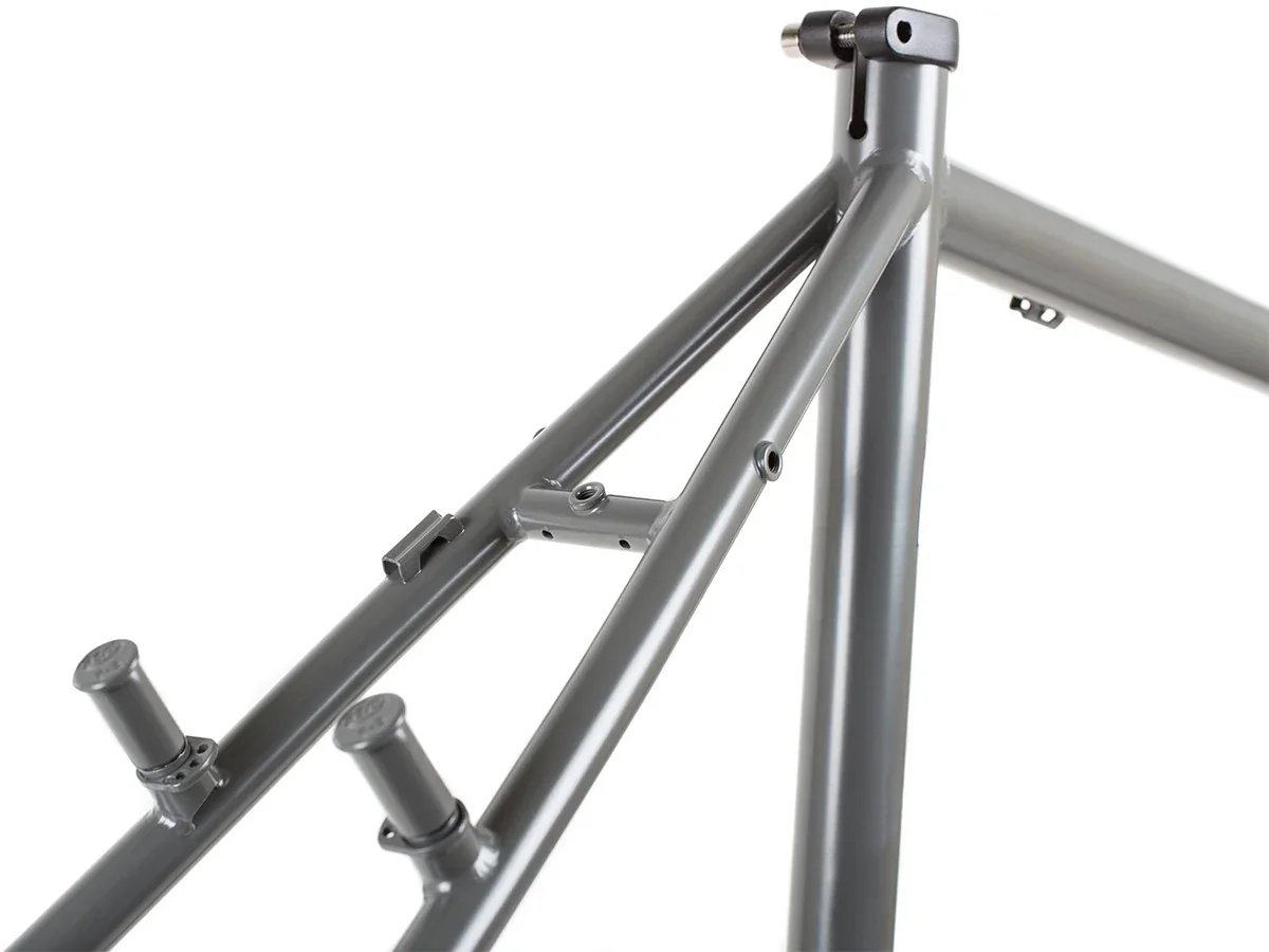 BLB Hitchhiker Frameset - Satin TI Grey - Image 6