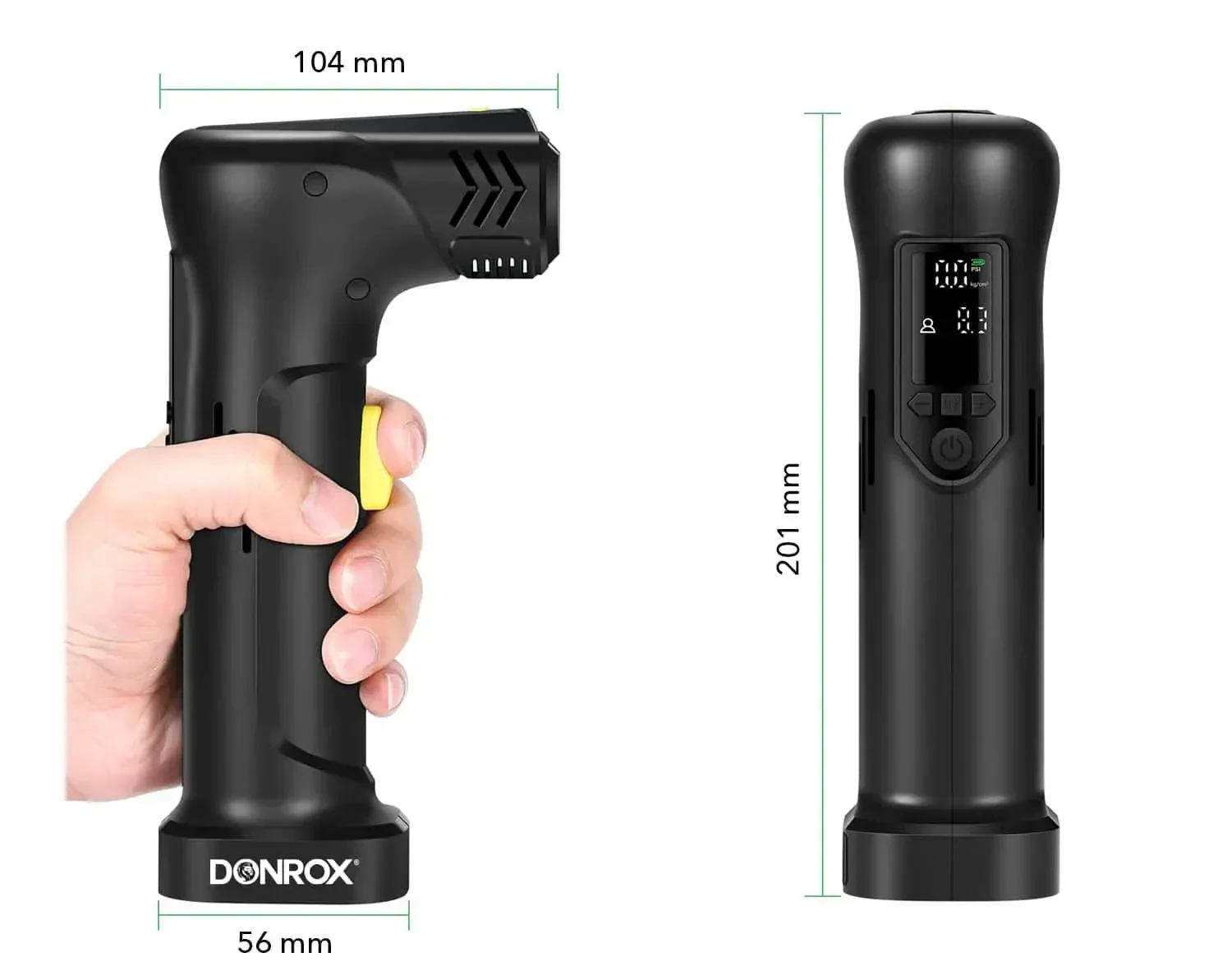 Donrox Ride A922 Electric Bike Pump - Image 4